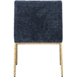 Meridian Furniture Reeves Navy Chenille Fabric Dining Chair (Set of 2)