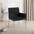 Meridian Furniture Reeves Black Chenille Fabric Dining Chair (Set of 2)