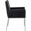 Meridian Furniture Reeves Black Chenille Fabric Dining Chair (Set of 2)