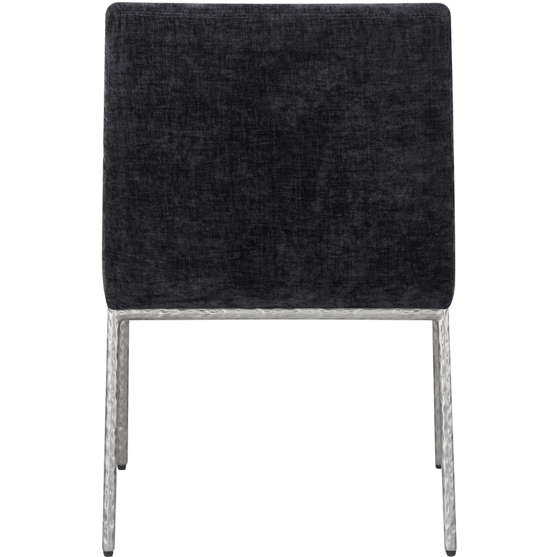 Meridian Furniture Reeves Black Chenille Fabric Dining Chair (Set of 2)