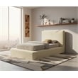 Meridian Furniture Dexter Cream Corduroy Twin Bed