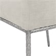 Meridian Furniture Reeves Cream Chenille Fabric Dining Chair (Set of 2)