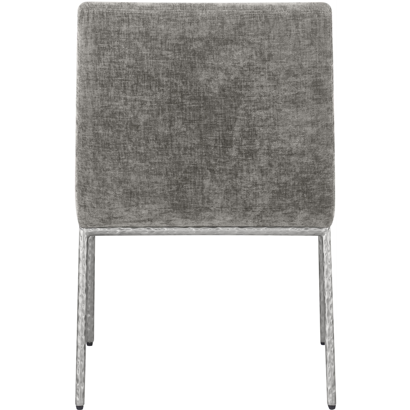 Meridian Furniture Reeves Grey Chenille Fabric Dining Chair (Set of 2)