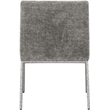 Meridian Furniture Reeves Grey Chenille Fabric Dining Chair (Set of 2)