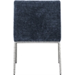 Meridian Furniture Reeves Navy Chenille Fabric Dining Chair (Set of 2)