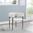 Meridian Furniture Lavina Cream Vegan Leather Dining Chair (Set of 2)