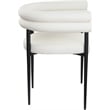 Meridian Furniture Lavina Cream Vegan Leather Dining Chair (Set of 2)