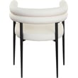 Meridian Furniture Lavina Cream Vegan Leather Dining Chair (Set of 2)