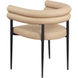Meridian Furniture Lavina Tan Vegan Leather Dining Chair (Set of 2)