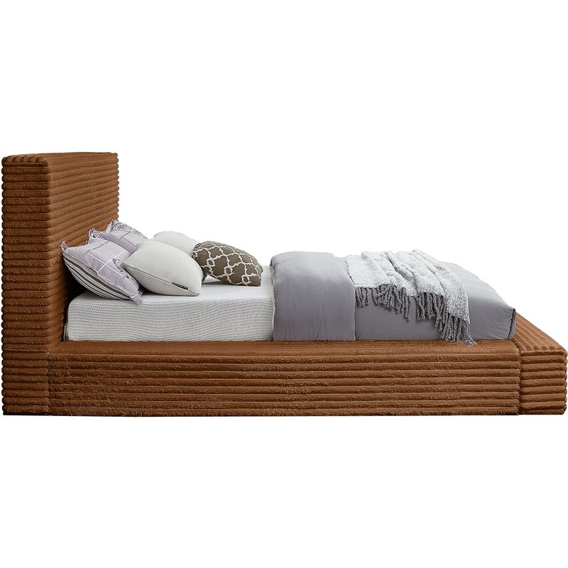 Meridian Furniture Dexter Saddle Corduroy King Bed