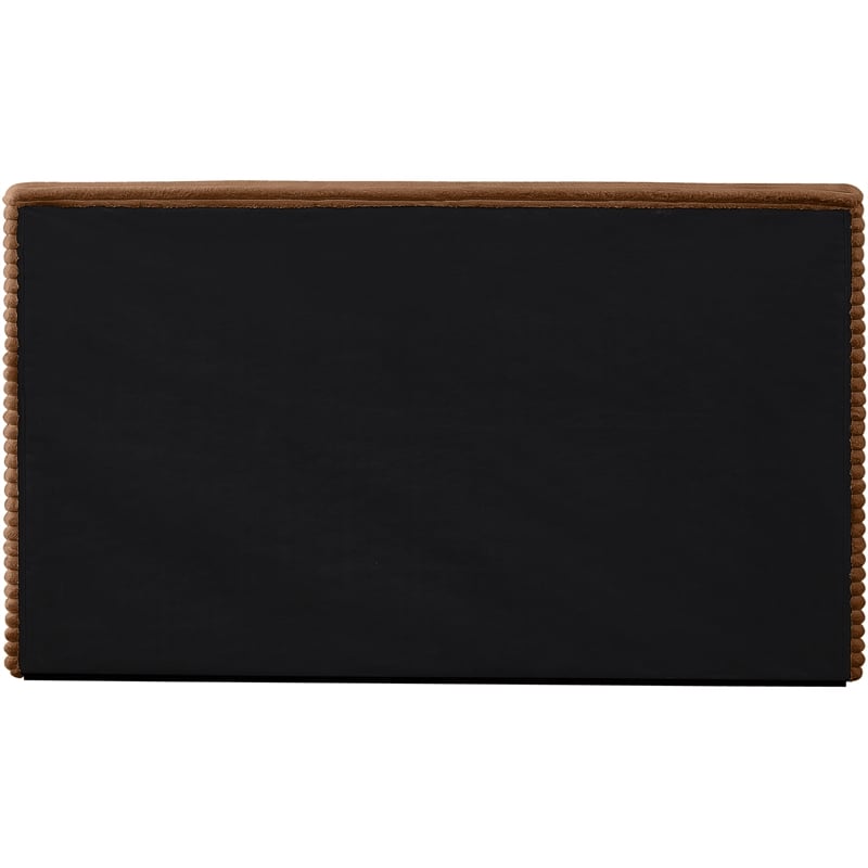 Meridian Furniture Dexter Saddle Corduroy Queen Bed