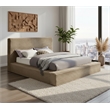 Meridian Furniture Dexter Taupe Corduroy Full Bed