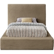 Meridian Furniture Dexter Taupe Corduroy Twin Bed