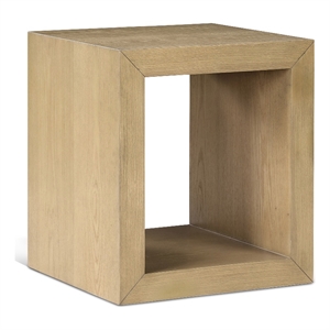 Meridian Furniture Alma Natural Oak Veneer End Table