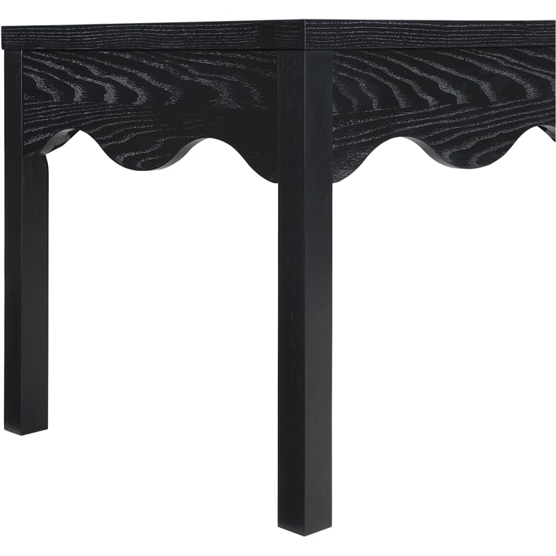 Meridian Furniture Fiora Black Oak Veneer End Table