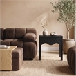 Meridian Furniture Fiora Black Oak Veneer End Table