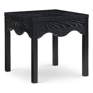 Meridian Furniture Fiora Black Oak Veneer End Table