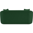 Meridian Furniture Penelope Green Chenille Fabric Loveseat