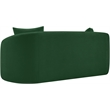Meridian Furniture Penelope Green Chenille Fabric Loveseat