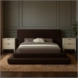 Meridian Furniture Drew Brown Corduroy Queen Bed
