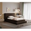 Meridian Furniture Drew Brown Corduroy Twin Bed