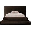 Meridian Furniture Drew Brown Corduroy Twin Bed