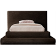 Meridian Furniture Drew Brown Corduroy Twin Bed