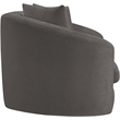 Meridian Furniture Penelope Grey Chenille Fabric Loveseat