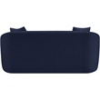 Meridian Furniture Penelope Navy Chenille Fabric Loveseat