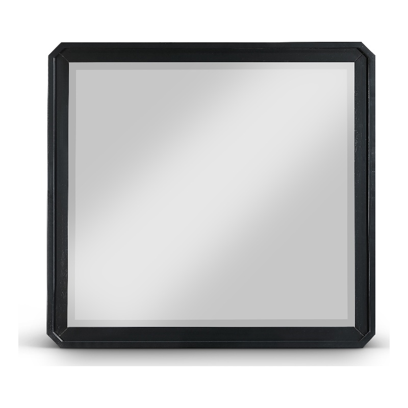 Meridian Furniture Parker Black Wood Mirror