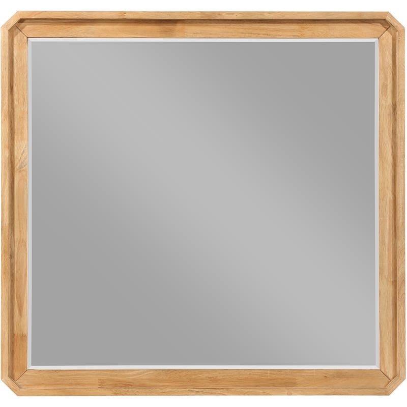 Meridian Furniture Parker Natural Wood Mirror
