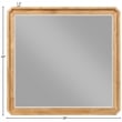 Meridian Furniture Parker Natural Wood Mirror