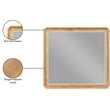 Meridian Furniture Parker Natural Wood Mirror