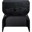 Meridian Furniture Jace Black Oak Veneer Night Stand