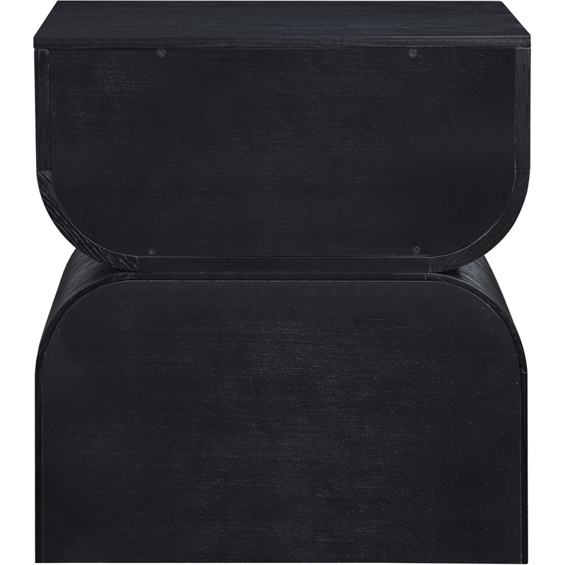 Meridian Furniture Jace Black Oak Veneer Night Stand