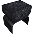 Meridian Furniture Jace Black Oak Veneer Night Stand