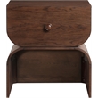 Meridian Furniture Jace Brown Oak Veneer Night Stand
