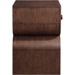 Meridian Furniture Jace Brown Oak Veneer Night Stand