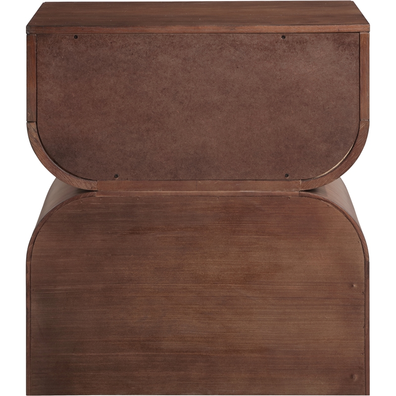 Meridian Furniture Jace Brown Oak Veneer Night Stand