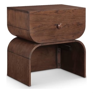 Meridian Furniture Jace Brown Oak Veneer Night Stand
