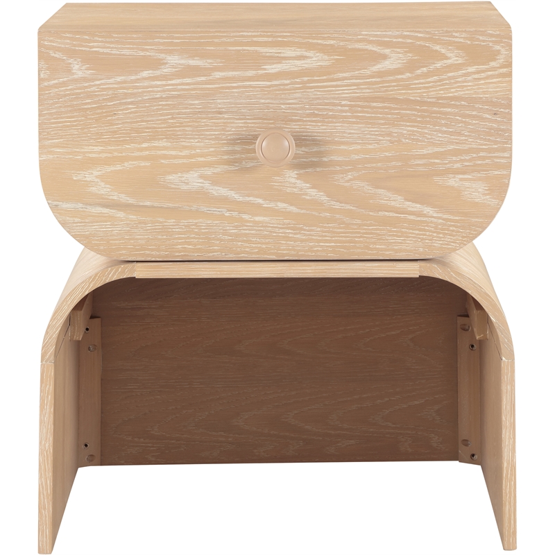 Meridian Furniture Jace Natural Oak Veneer Night Stand