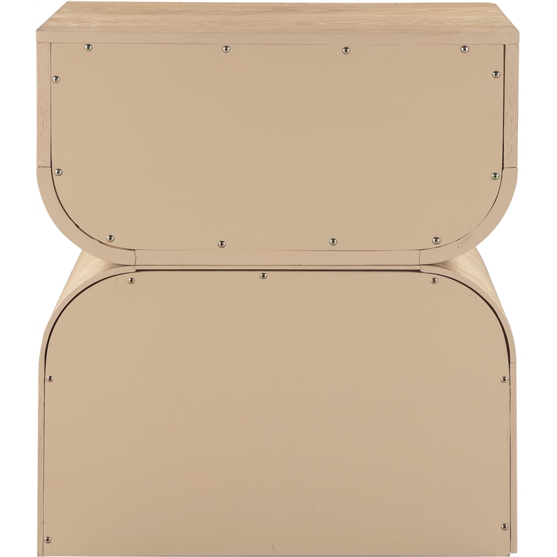 Meridian Furniture Jace Natural Oak Veneer Night Stand