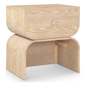 Meridian Furniture Jace Natural Oak Veneer Night Stand