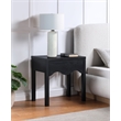 Meridian Furniture Fiora Black Oak Veneer Night Stand