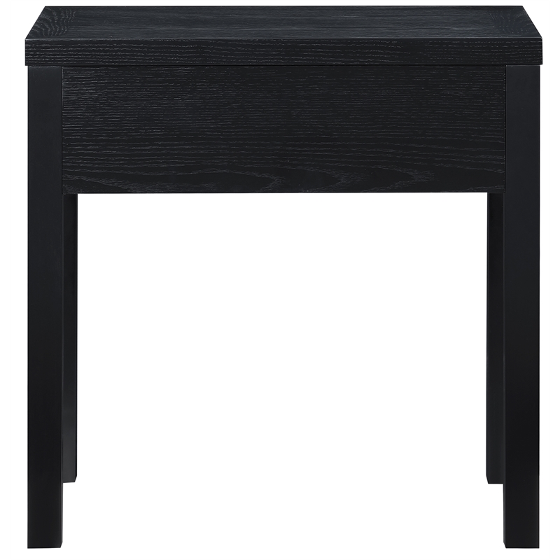Meridian Furniture Fiora Black Oak Veneer Night Stand