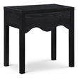 Meridian Furniture Fiora Black Oak Veneer Night Stand