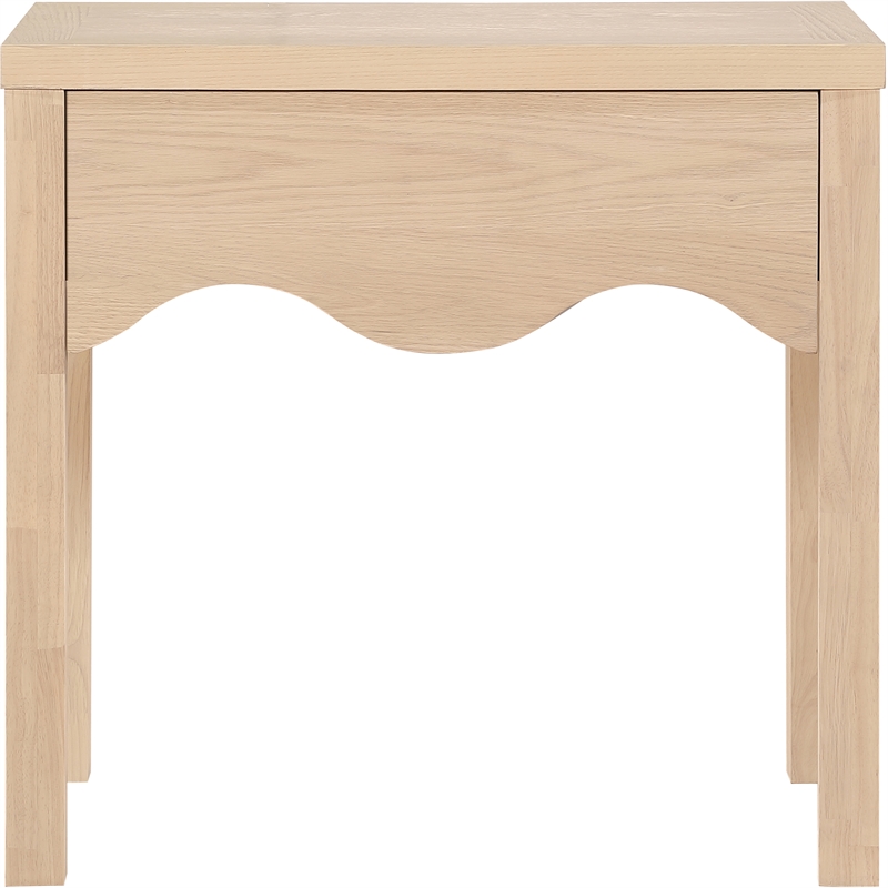 Meridian Furniture Fiora Natural Oak Veneer Night Stand