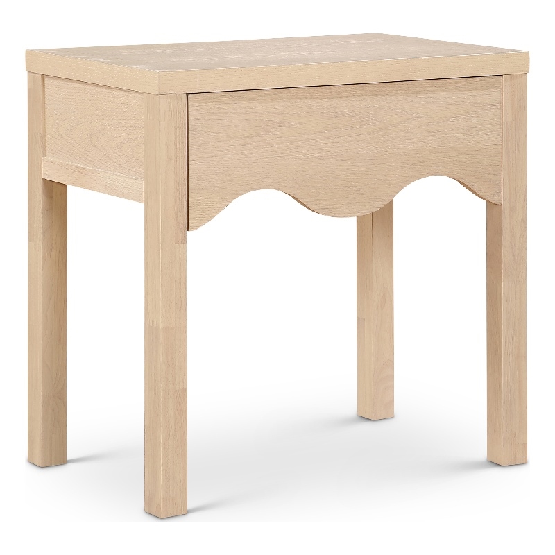 Meridian Furniture Fiora Natural Oak Veneer Night Stand