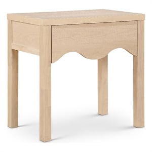 Meridian Furniture Fiora Natural Oak Veneer Night Stand