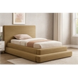 Meridian Furniture Drew Camel Corduroy Twin Bed